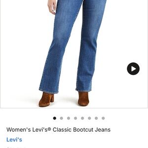 Levi's Women's Classic Blue Bootcut Jeans